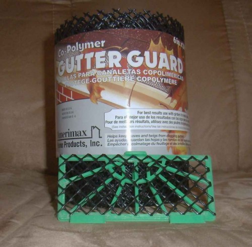 filter grid from plastic gutter guard mesh